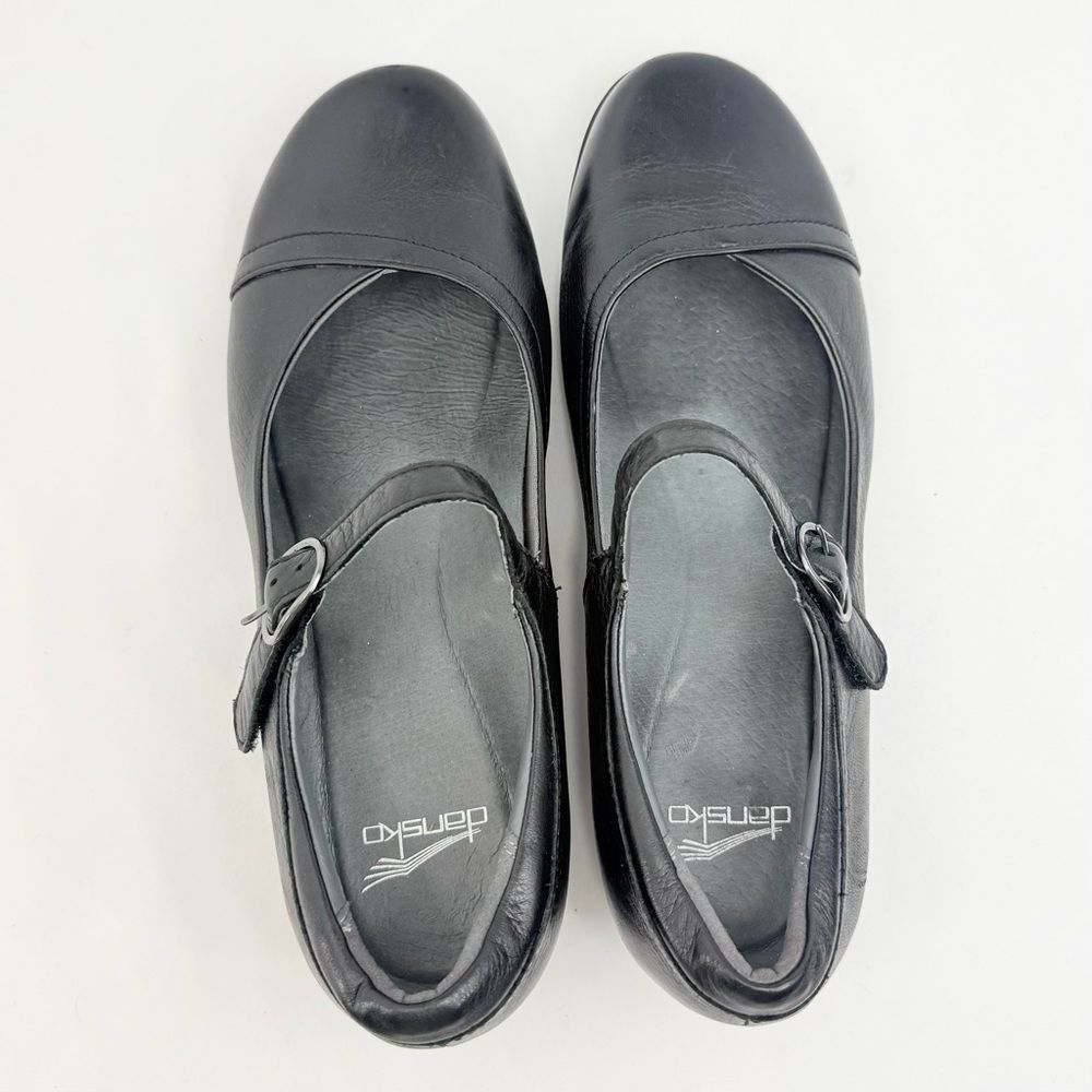 Dansko FAWNA Black Nappa Leather Mary Jane Support Casual Workwear Wide Shoes - Picture 11 of 16